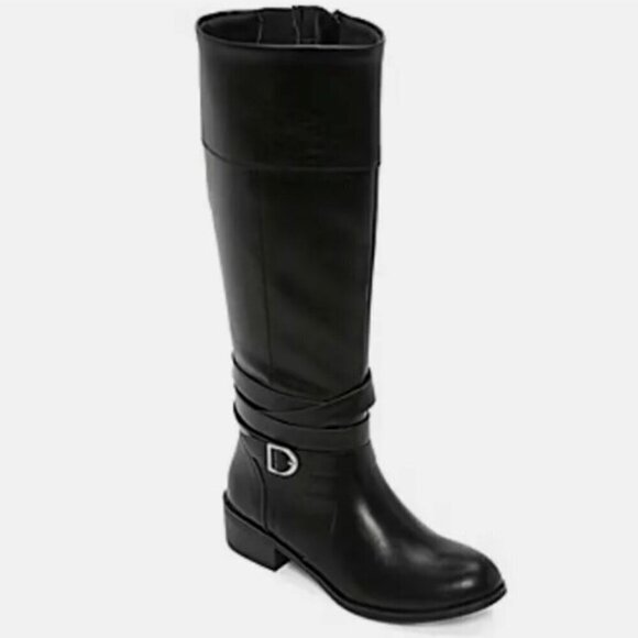 St. John's Bay SZ 9.5W Douglas Riding Boot Essential Classic Moto Western - Picture 1 of 12